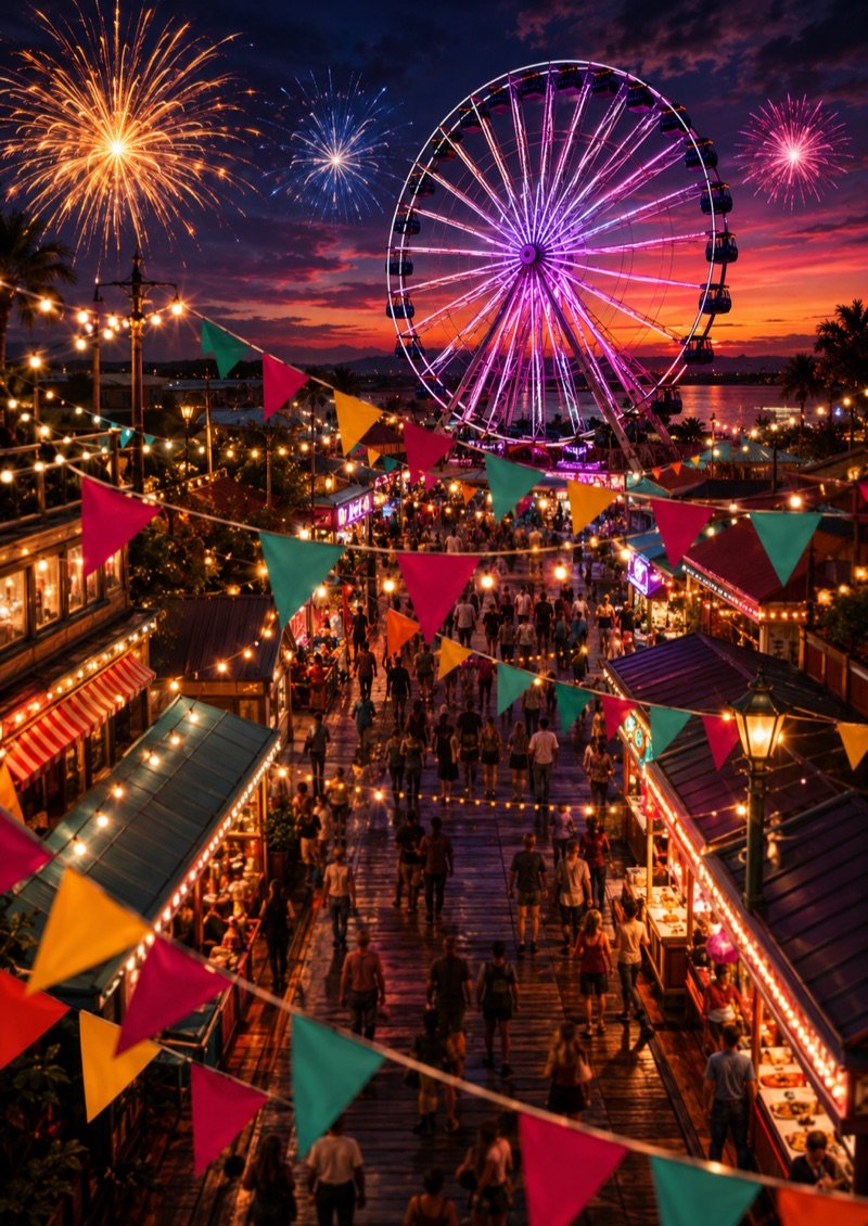 Cartaz da Feira dos Santos