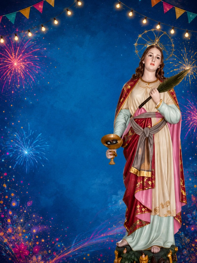 Cartaz da Santa Luzia de Navais